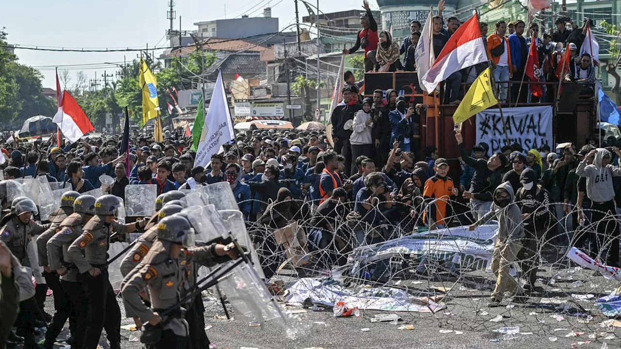 19 Orang Demonstran Jadi Tersangka Kerusuhan di DPR saat Demo Tolak Revisi UU Pilkada