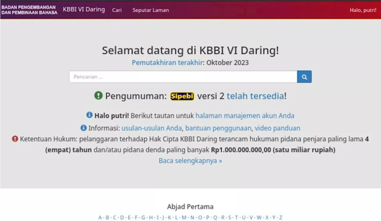 Kosakata Bahasa Indonesia Berjumlah 160 Ribu, Banyak Diserap dari Bahasa Daerah