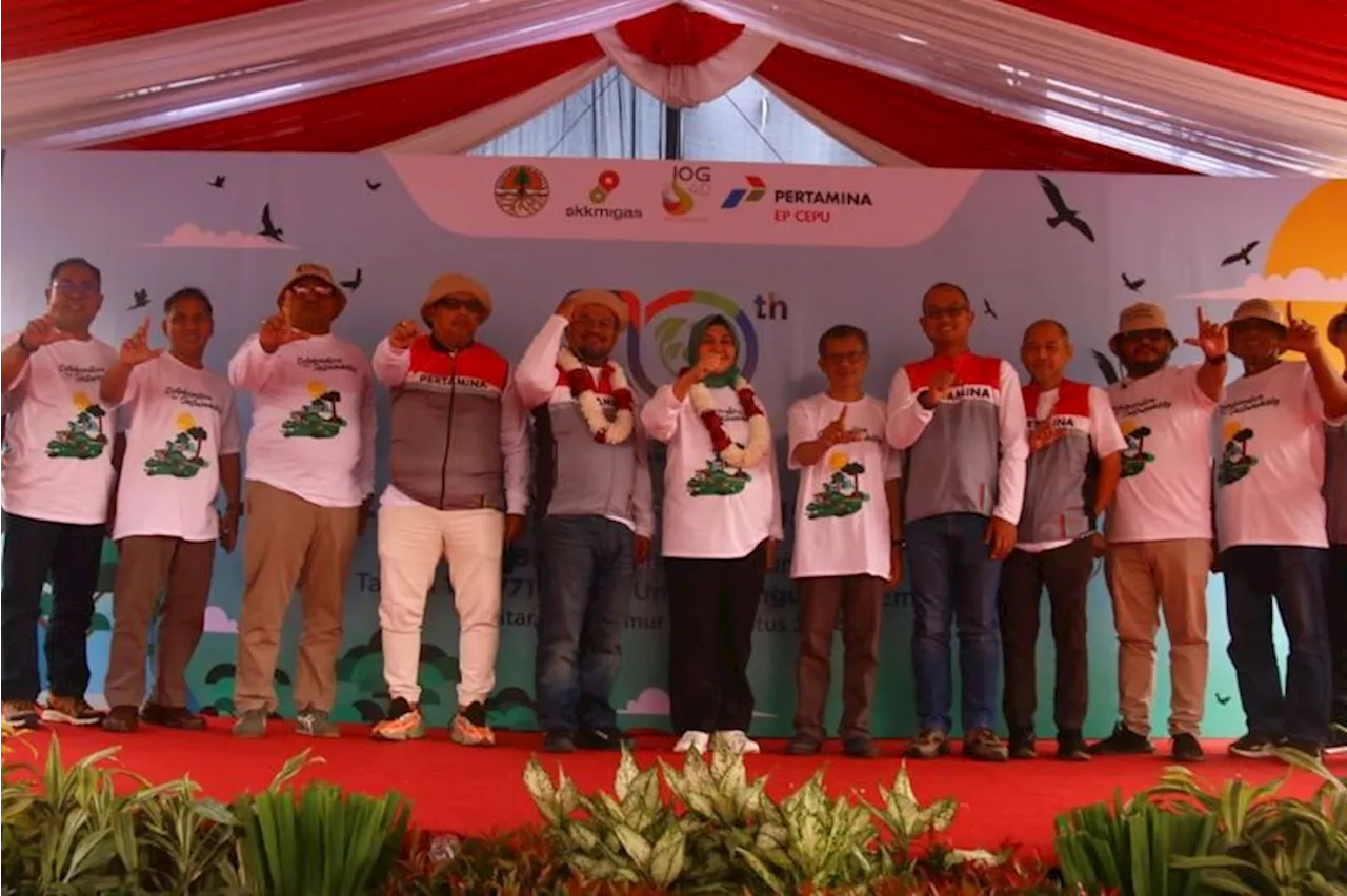 Pertamina EP Cepu Tanam 180 Ribu Pohon untuk Tekan Emisi Karbon