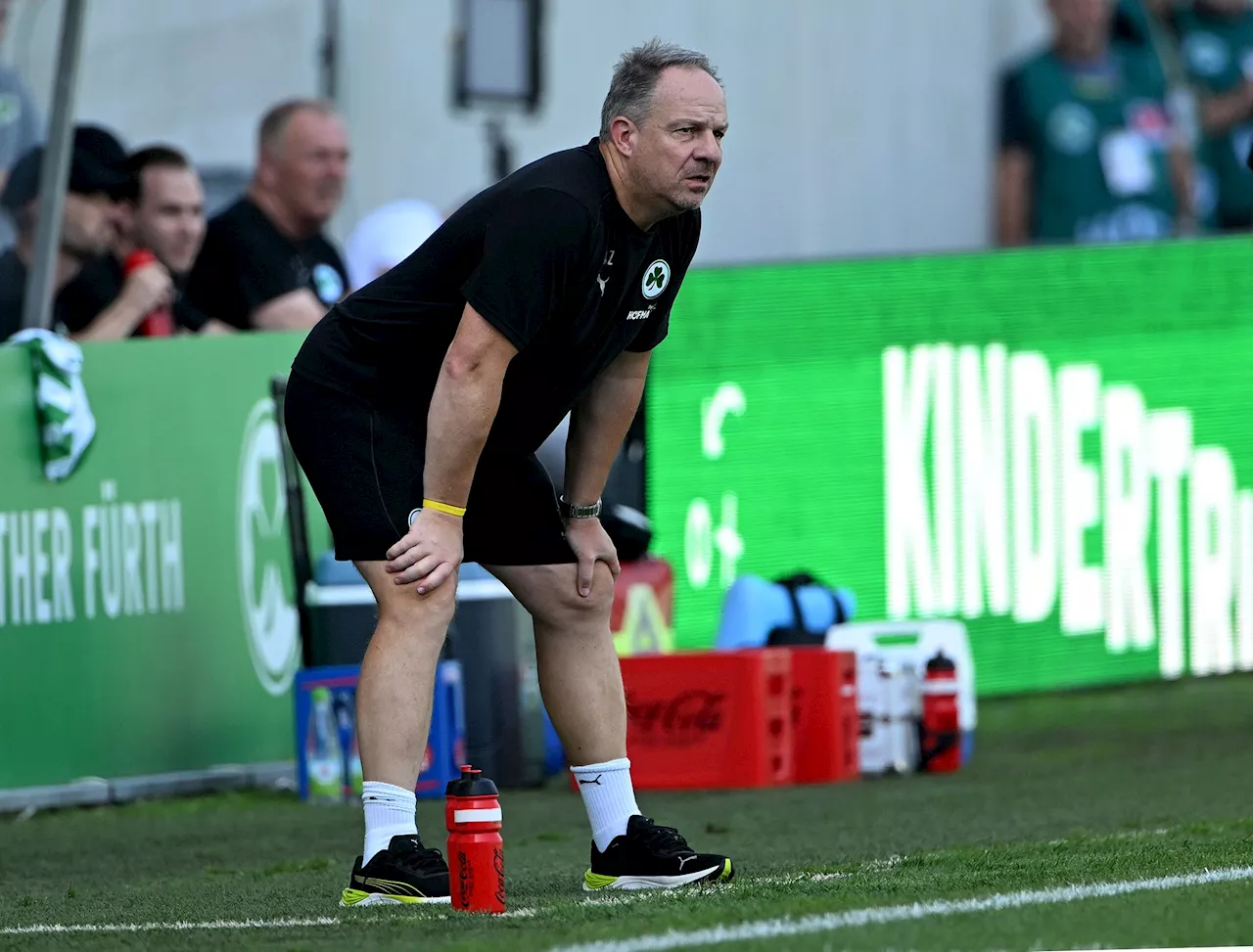 Fürth-Coach Zorniger poltert nach Torwart-Patzer