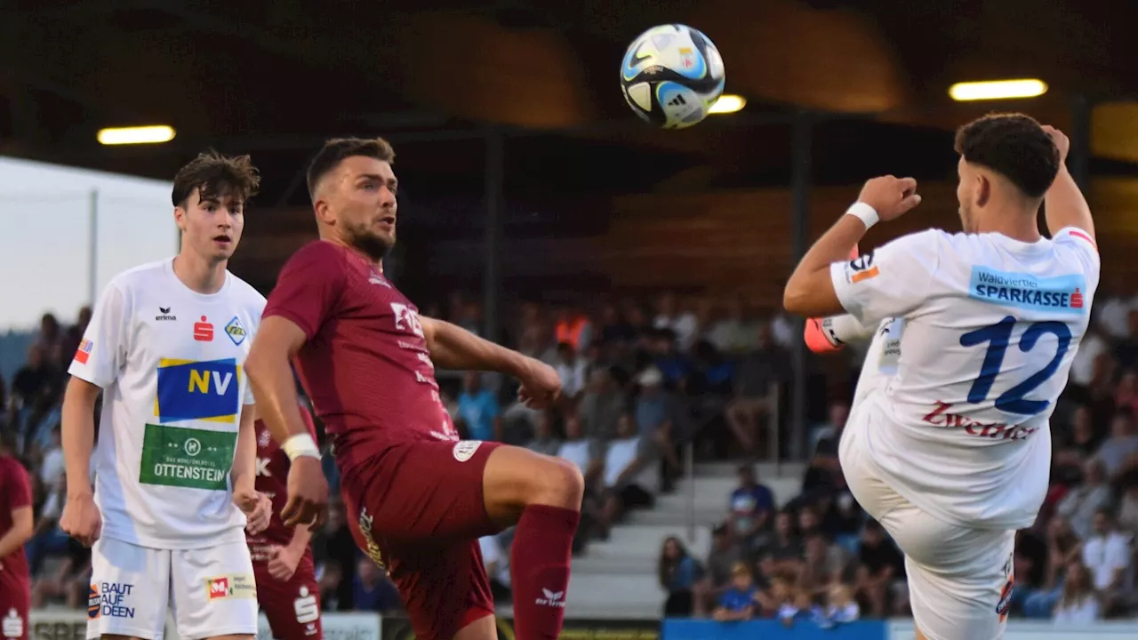 Nach 0:2-Rückstand: Schrems holte den ersten Punkt am Edelhof