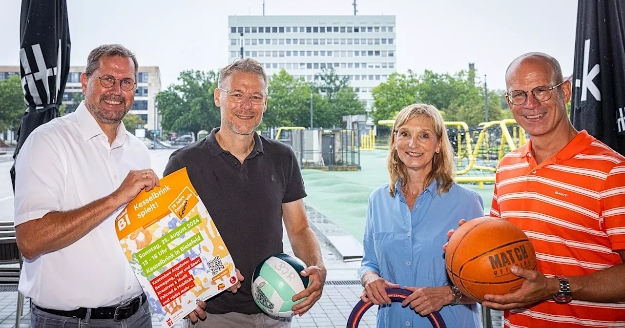 Familienfest am Sonntag: Der Kesselbrink wird zur sonnigen Spielwiese