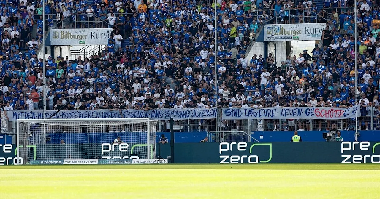 Hoffenheim-Fans protestieren gegen Geschäftsführung