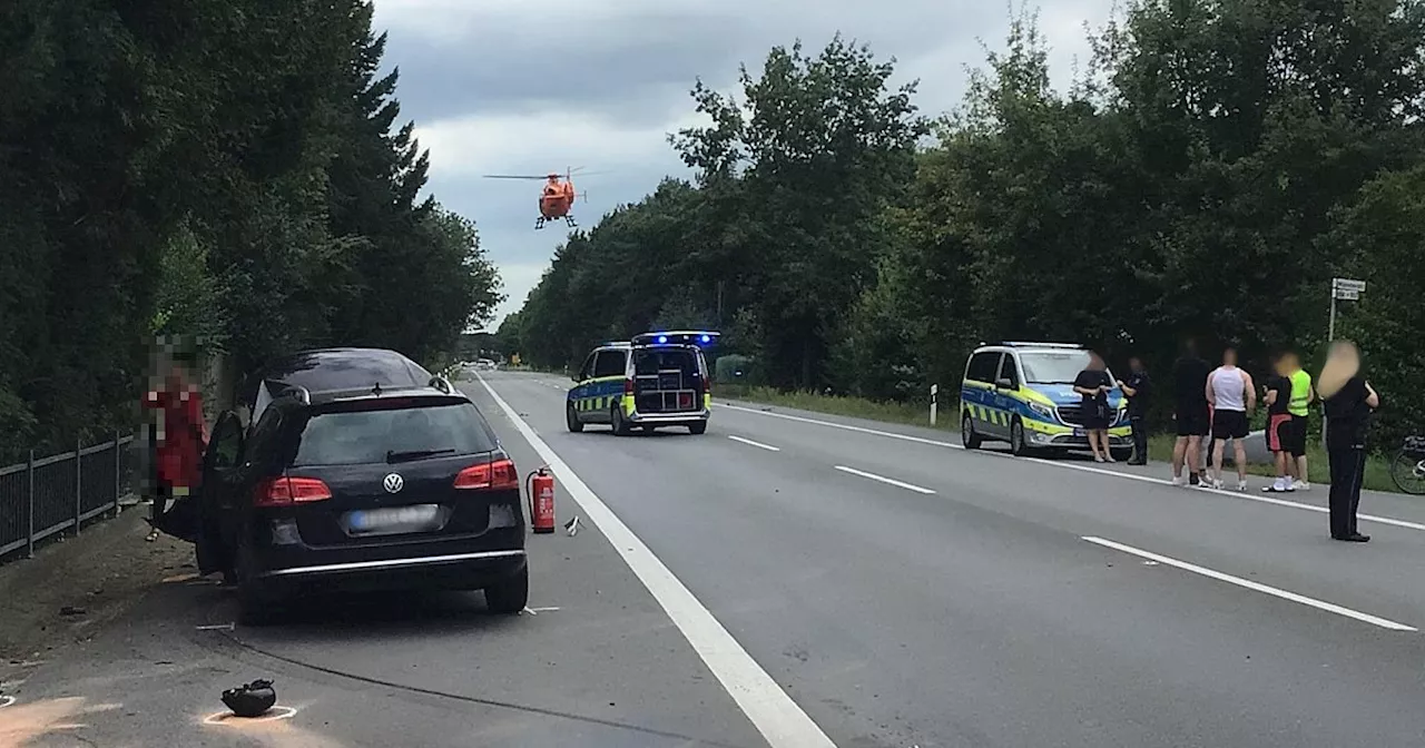 Update: Motorradfahrer stirbt nach Unfall auf der B64 in Paderborn