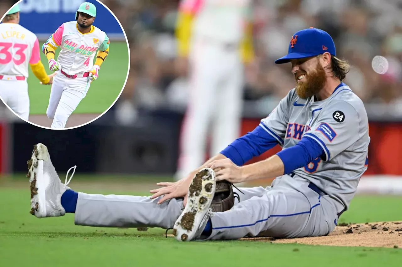 Mets take brutal loss to Padres as Paul Blackburn exits early with hand injury