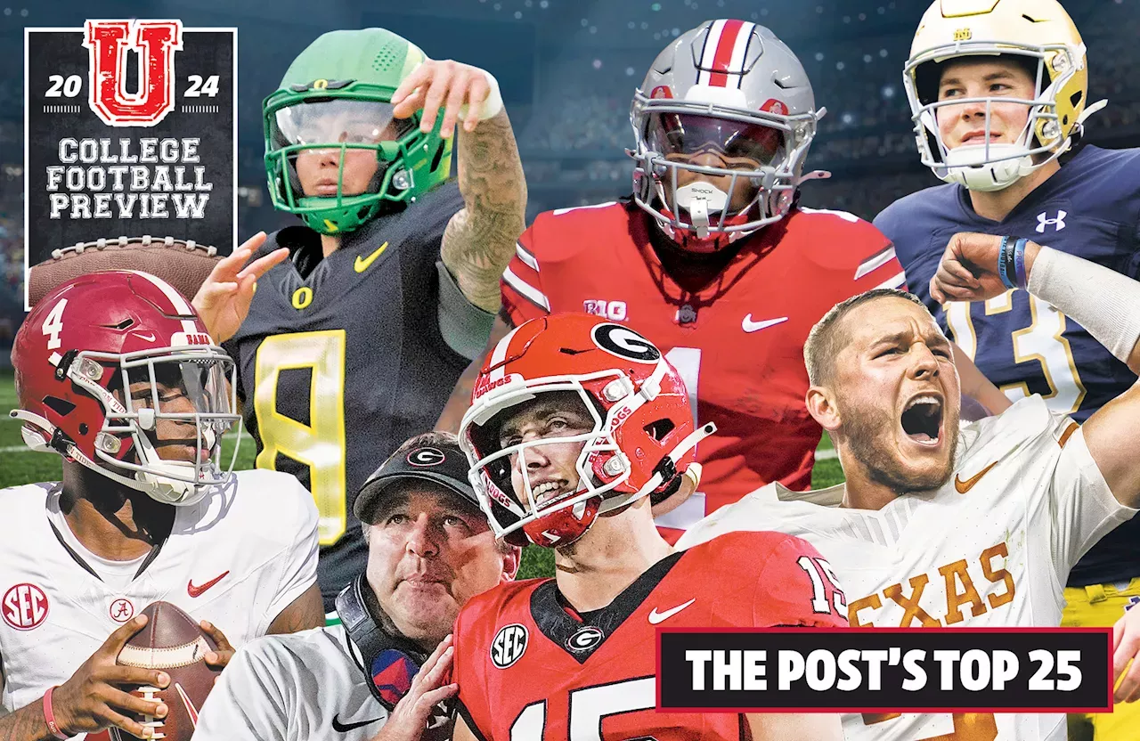 Sports The Post's 2024 College Football Preseason Top 25 rankings