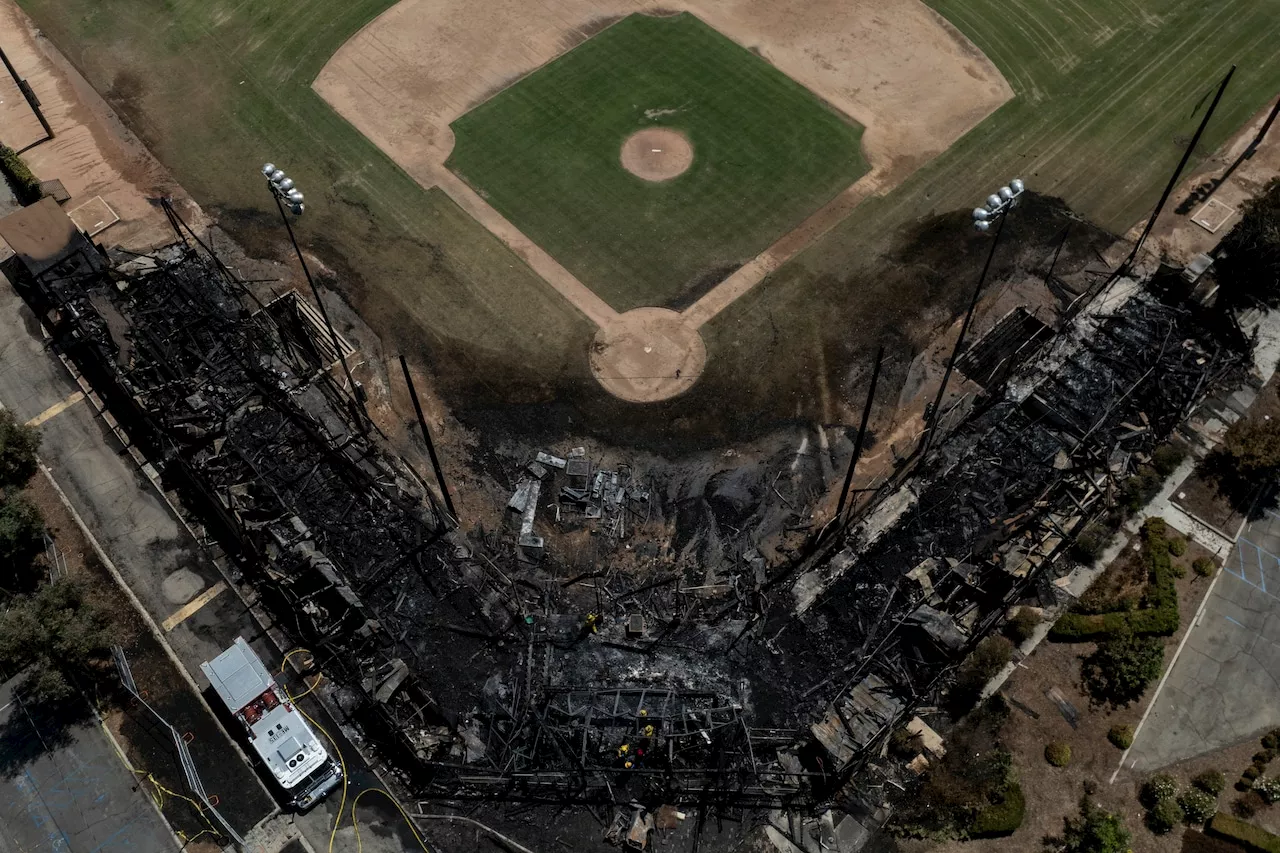 Fire destroys grandstands at ball field used in ‘League of Their Own,’ other movies