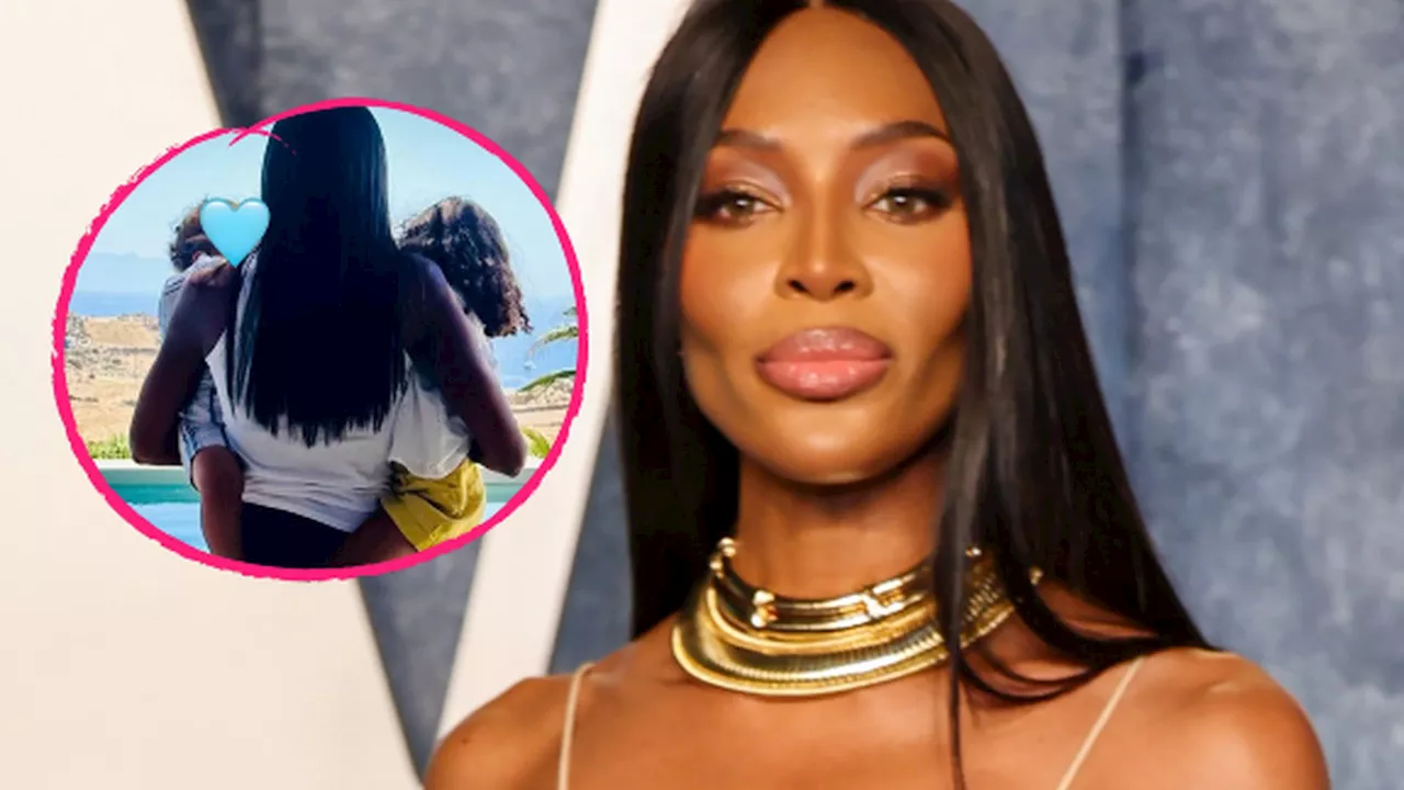 Stolze Mama: Naomi Campbell teilt ein seltenes Familienfoto