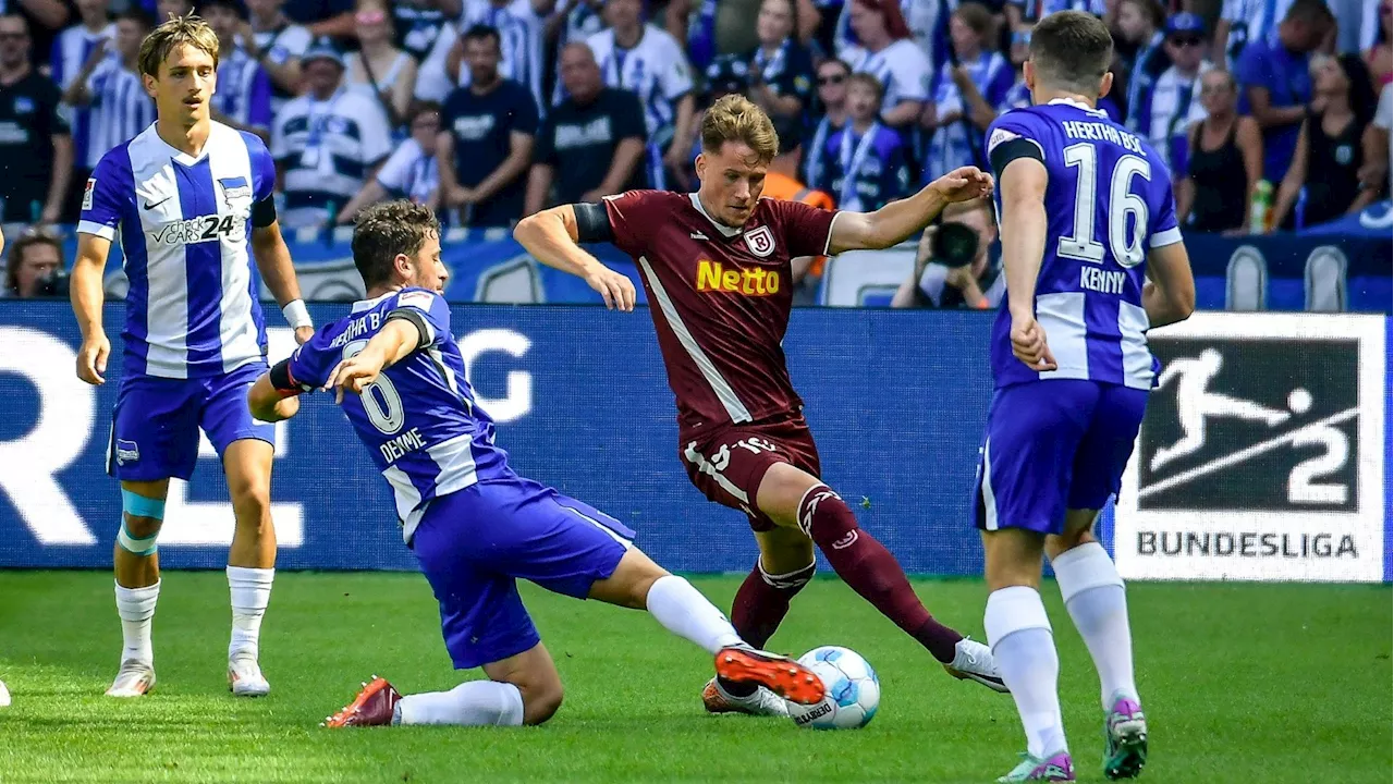 Hertha BSC gewinnt nach fulminantem Schlussspurt gegen Regensburg