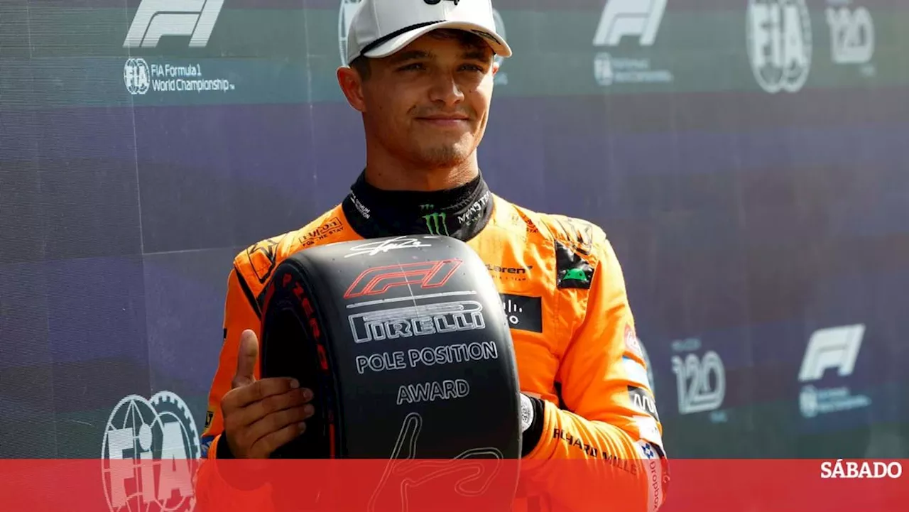 Lando Norris conquista terceira 'pole' da temporada em 'casa' de Verstappen