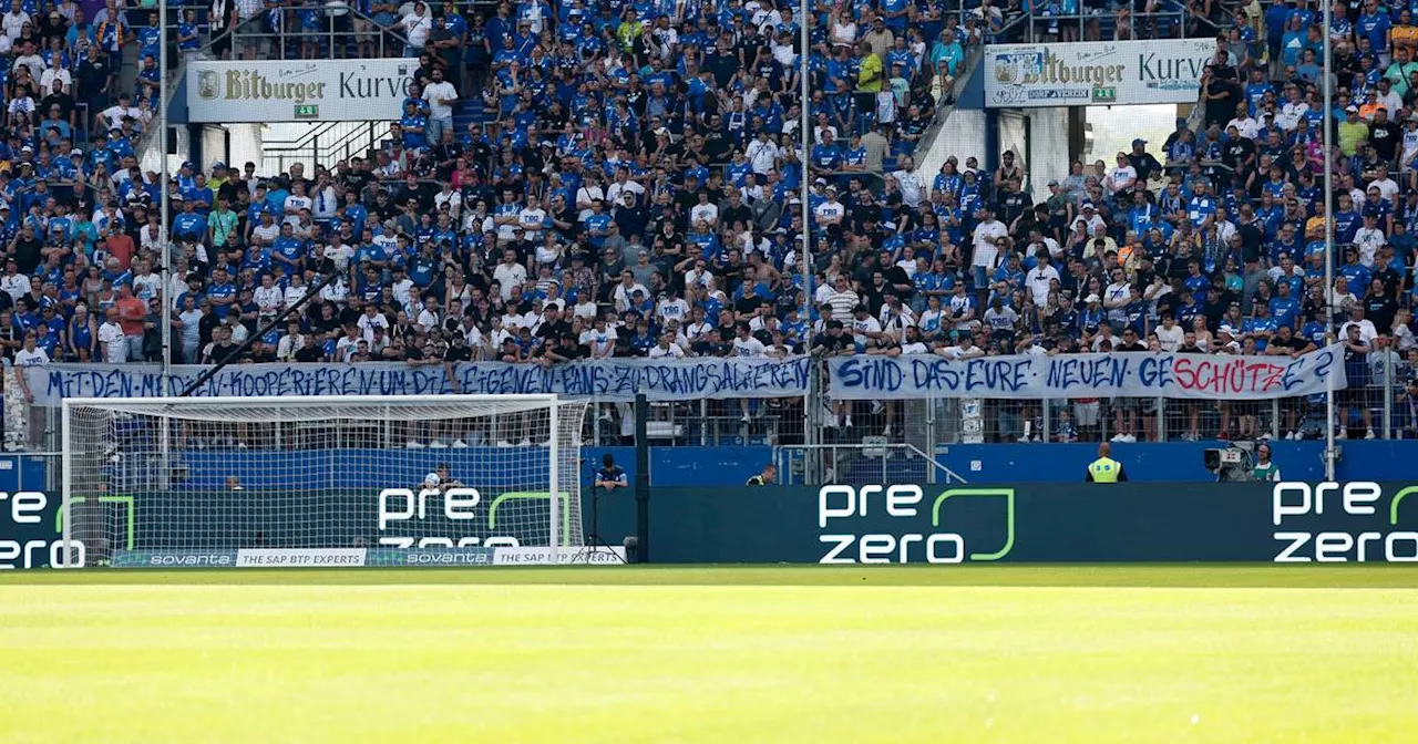 Fußball-Bundesliga: Hoffenheim-Fans protestieren gegen Geschäftsführung