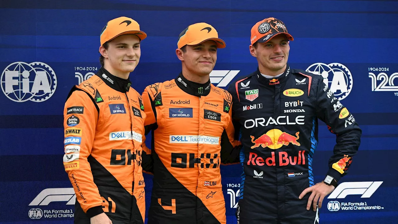 – Lando Norris méfiant malgré sa pole : 'Je m’attends à une belle bataille avec Verstappen'