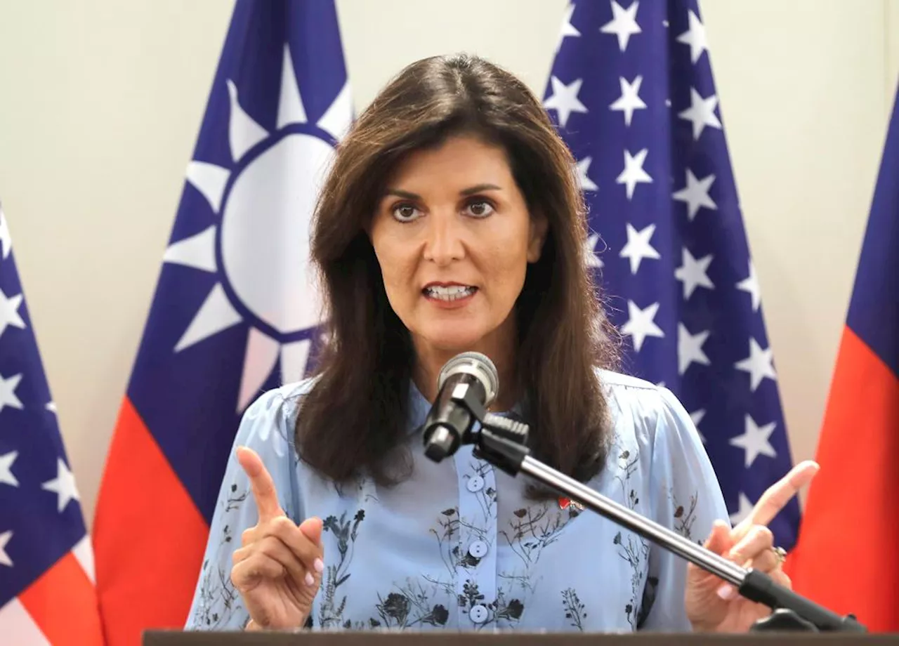 Nikki Haley in Taiwan says an isolationist policy is not healthy while expressing support for Trump