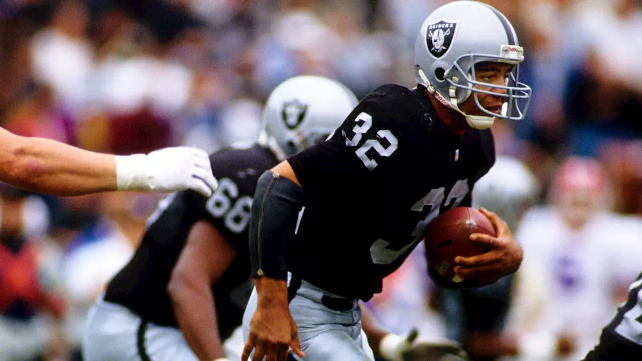 Las Vegas Raiders legend Marcus Allen shares his thoughts on the team's RB situation