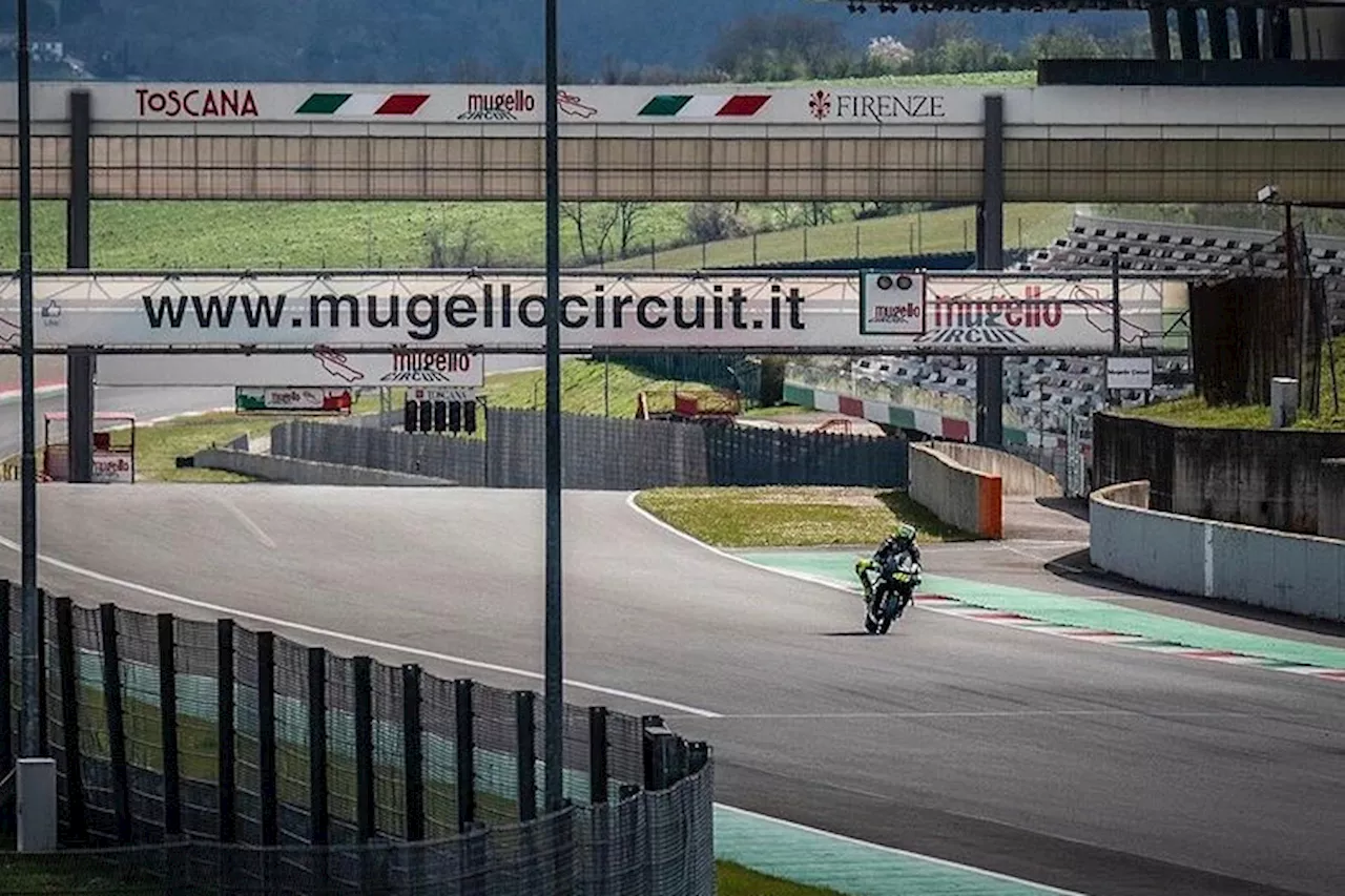 Valentino Rossi (Yamaha): Privattraining in Mugello