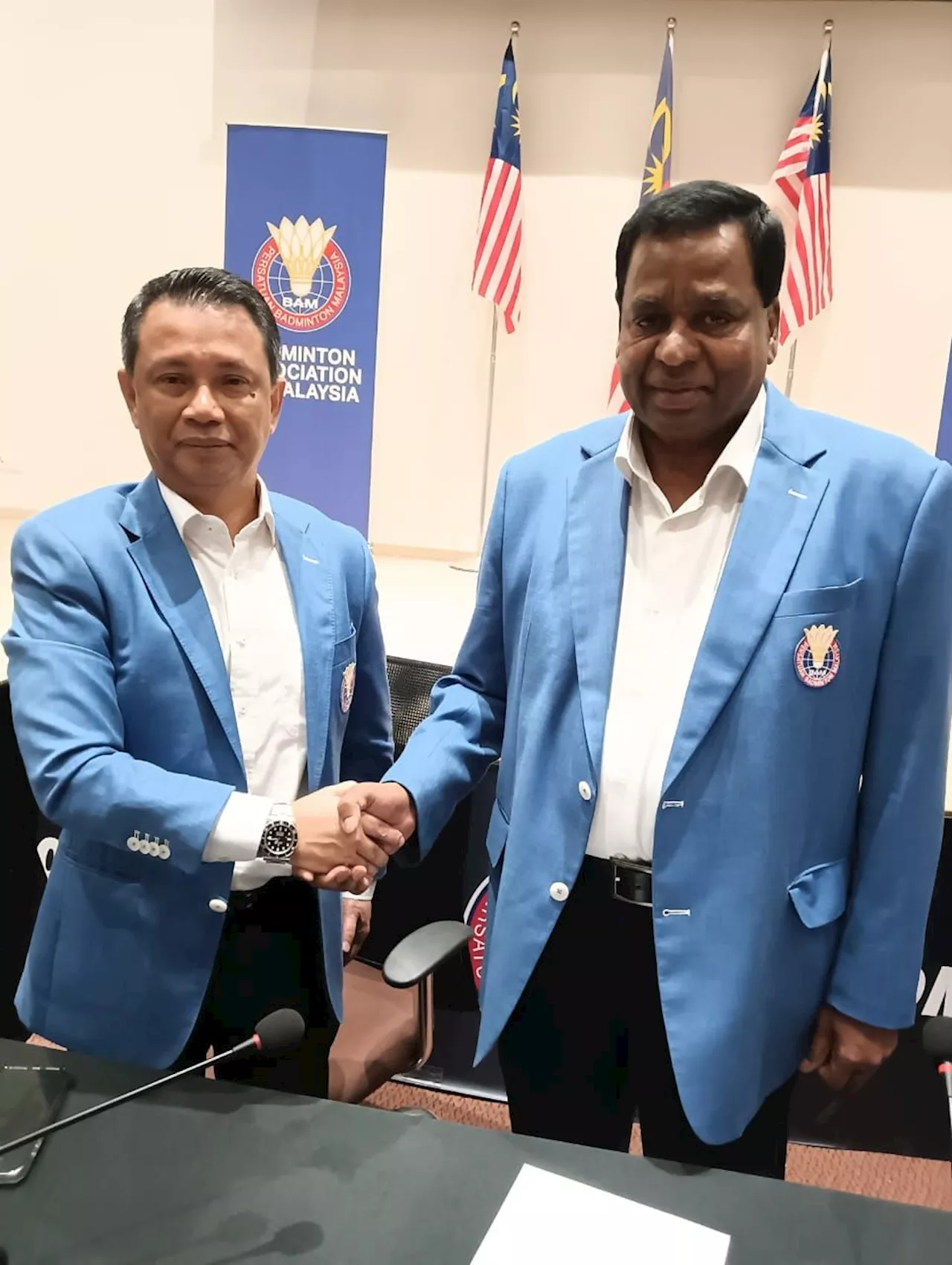 Norza officially resigns as BAM president, hands over reign to Subramaniam