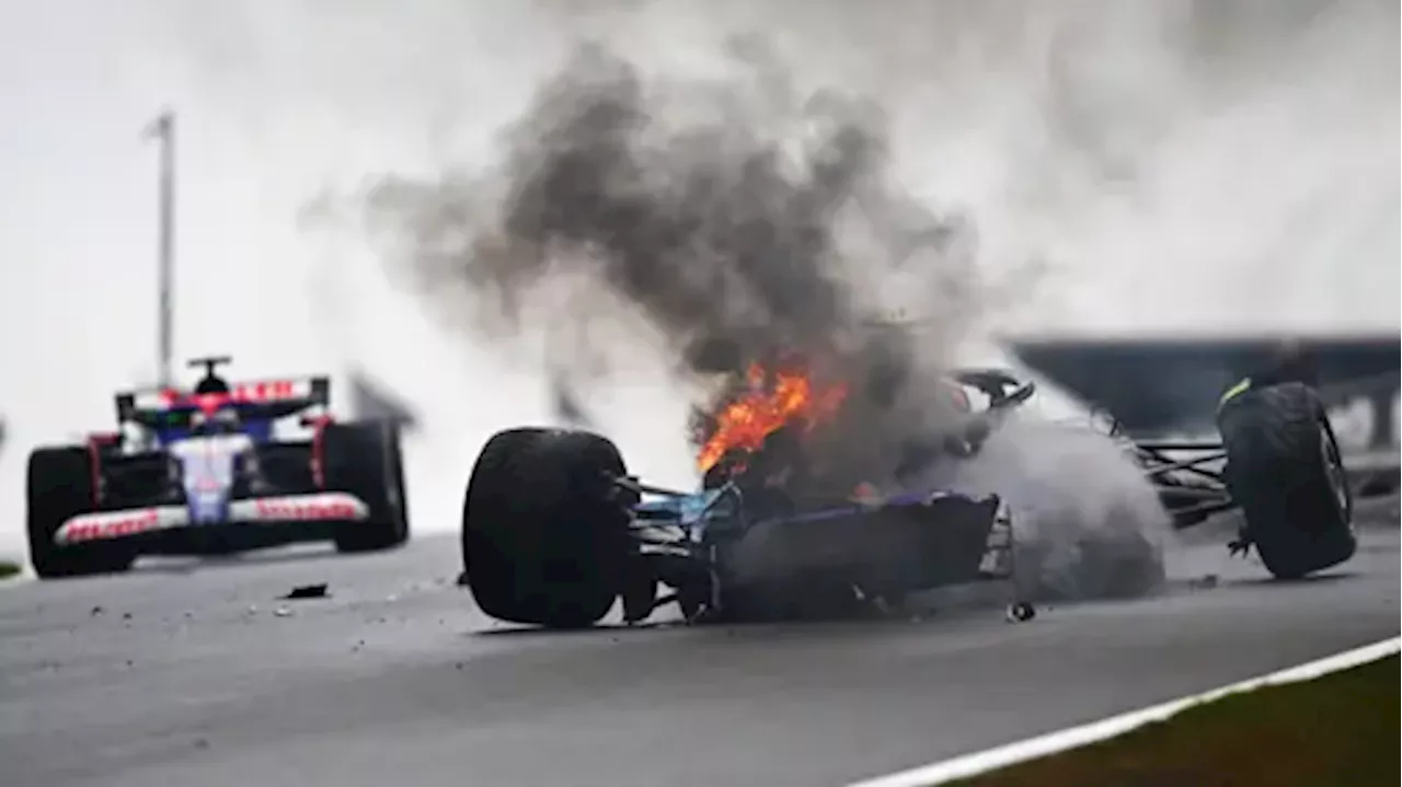 Fiery Sargeant crash halts final Dutch GP practice