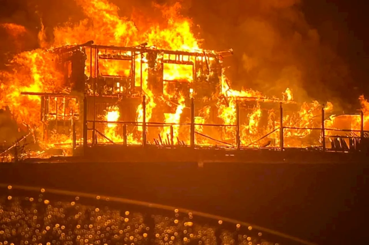 Revelstoke's Frontier Motel restaurant goes up in flames