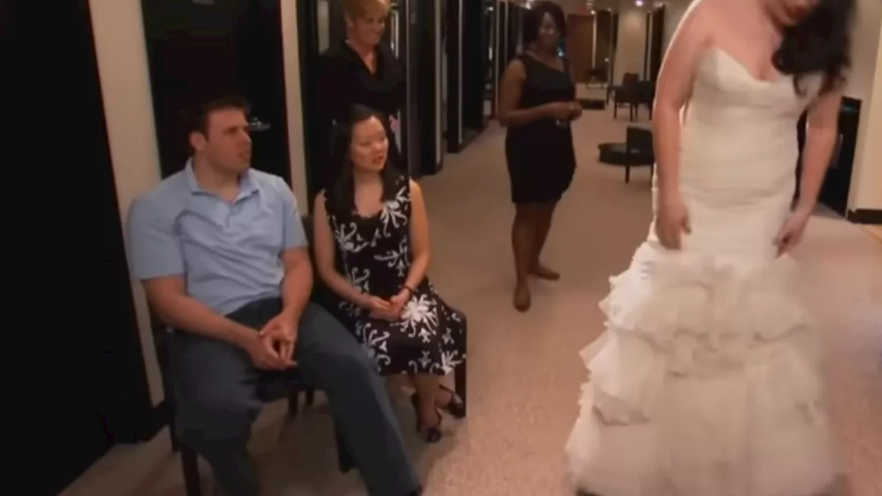 Watch awkward moment ‘opinionated’ groom tries to dictate bride’s wedding dress appointment and demands ‘no...