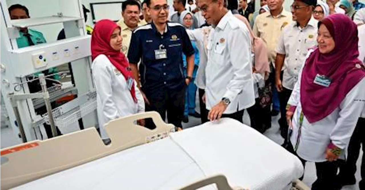 Bangunan baharu Hospital Dungun tingkat kualiti perkhidmatan kesihatan