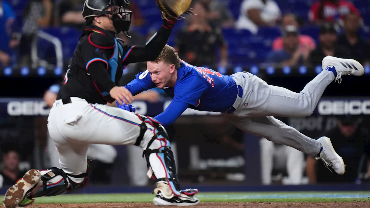 Crow-Armstrong's inside-the-park homer leads Cubs past Marlins