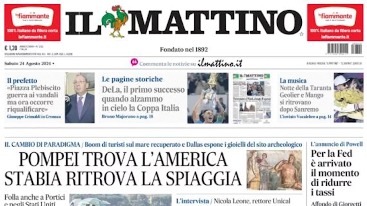 Napoli, Il Mattino titola in prima pagina: 'Lukaku, c'è l'accordo'