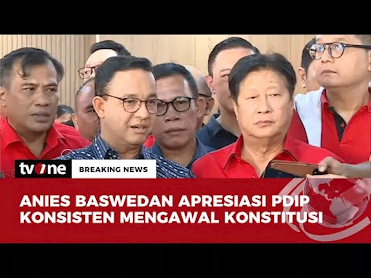 Anies Baswedan Datangi DPD PDIP Jakarta