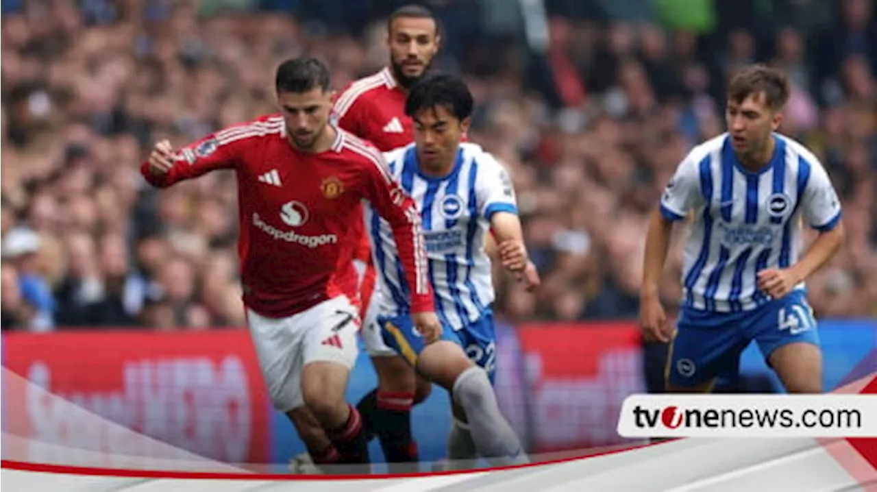 Hasil Liga Inggris 2024/2025: Gol Telat Bikin Manchester United Tersungkur di Hadapan Brighton