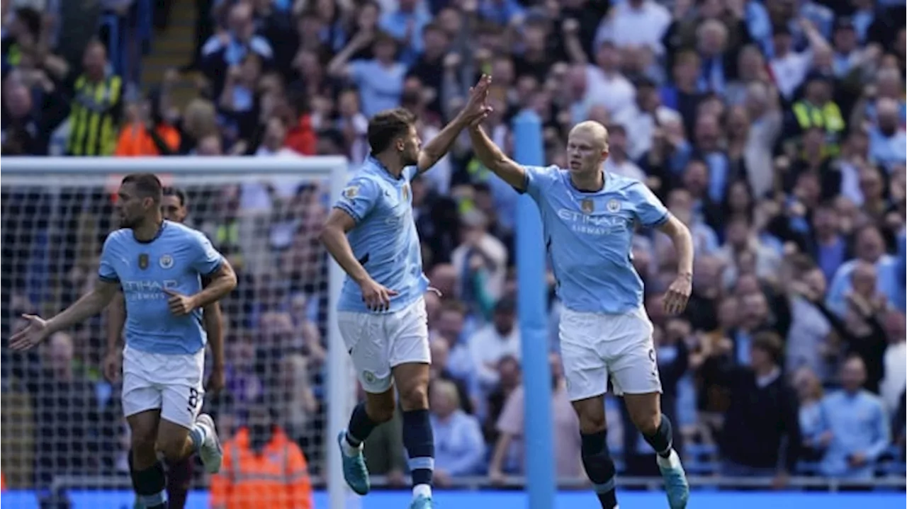 Hasil Premier League: Hattrick Erling Haaland Menangkan Man City, Tottenham Gebuk Everton