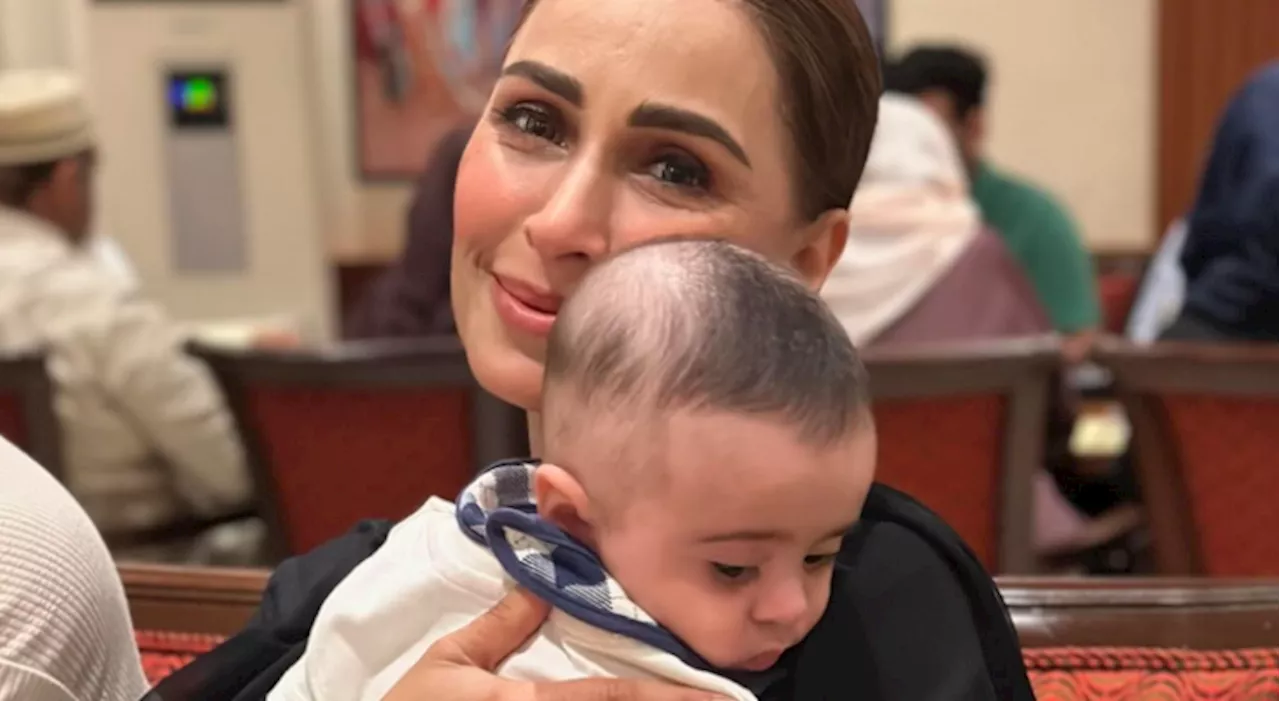 Reema Khan’s heartwarming picture with infant causes suspense on social media