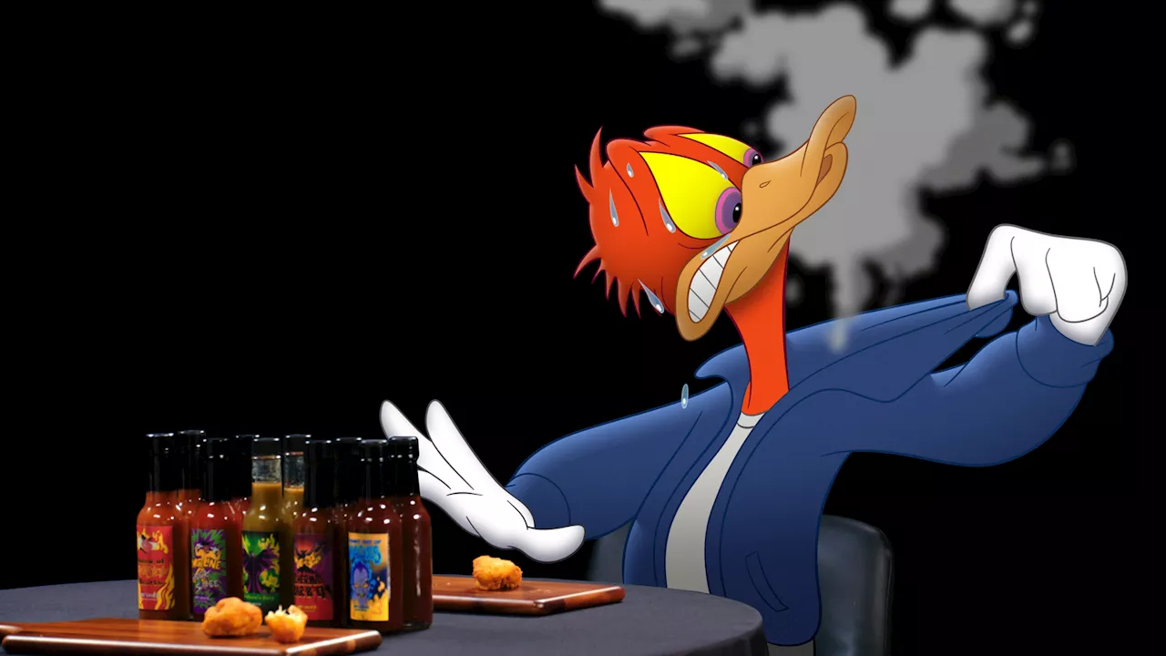 Donald Duck takes on the hot seat in 'Hot Ones' interview