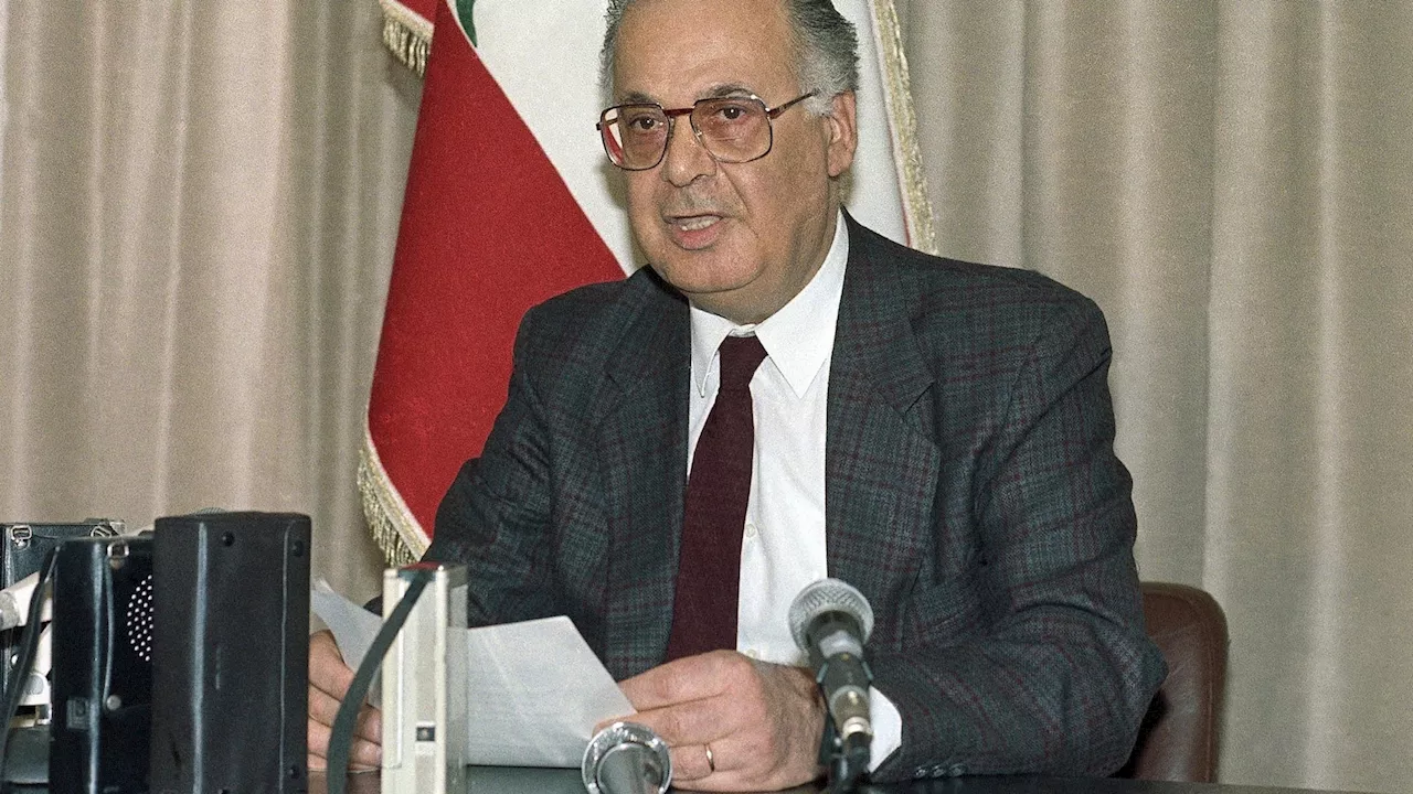 Former five-time Lebanese prime minister Salim Hoss dies at 94