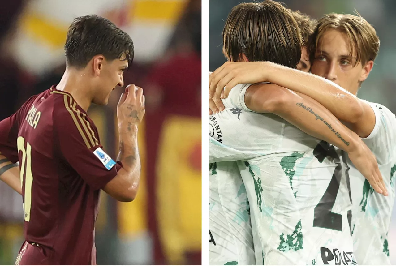 Roma-Empoli 1-2, Gyasi e Colombo fanno la festa a Dybala