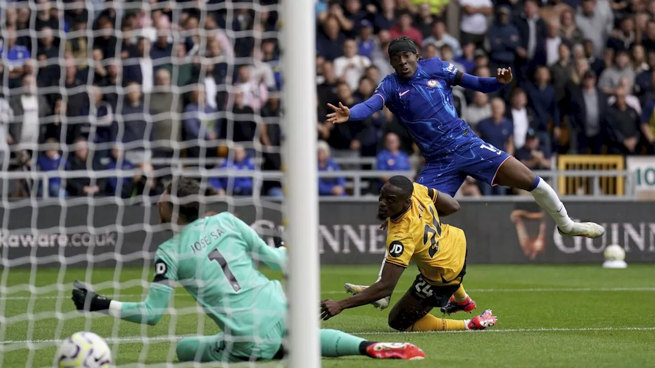 Madueke responds to boos over Instagram post by scoring hat trick as Chelsea routs Wolves 6-2