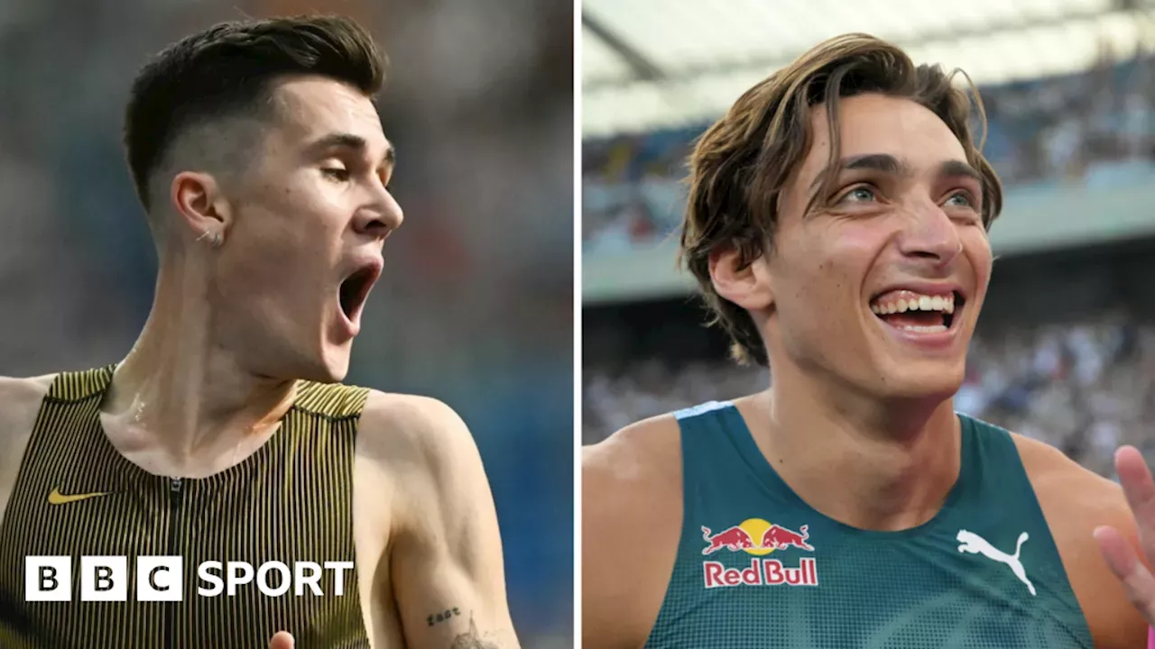 Diamond League Jakob Ingebrigtsen and Armand Duplantis set world