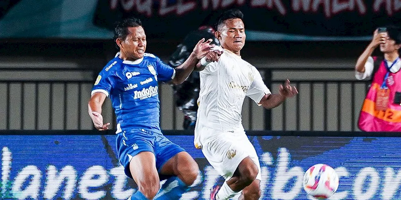 Hasil BRI Liga 1 2024/25: Gol Dalberto Dibalas Gol Dimas Drajad, Persib Tahan Imbang Arema