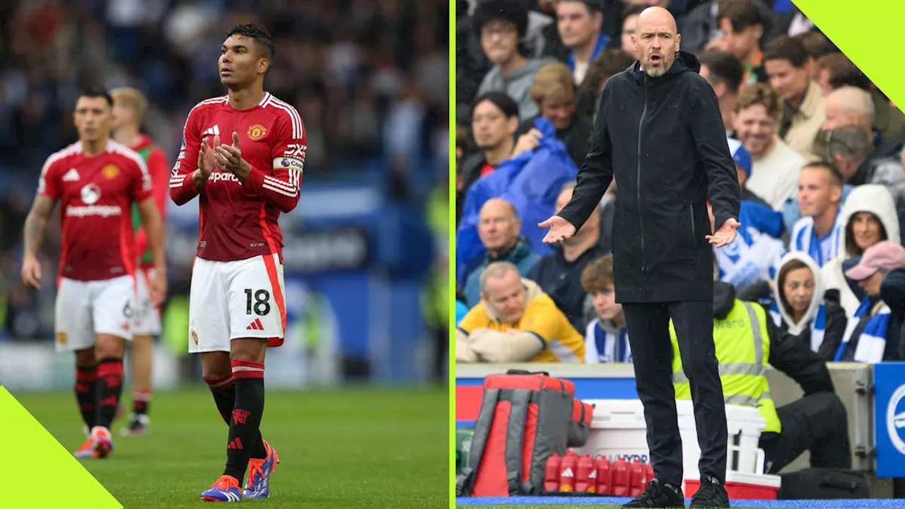 Man United Boss Erik ten Hag Appears to Blame 3 Players for Brighton Defeat