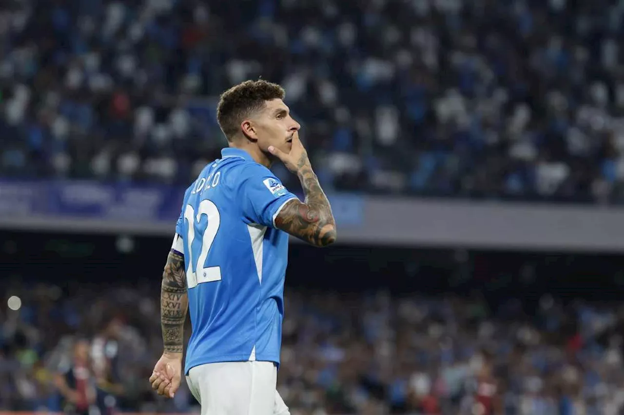 Di Lorenzo sblocca il Napoli e fa ‘pace’ con il Maradona: il gesto dopo il gol