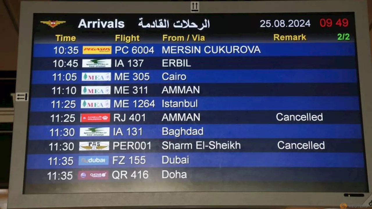 Airlines suspend Tel Aviv, Beirut flights over conflict risk