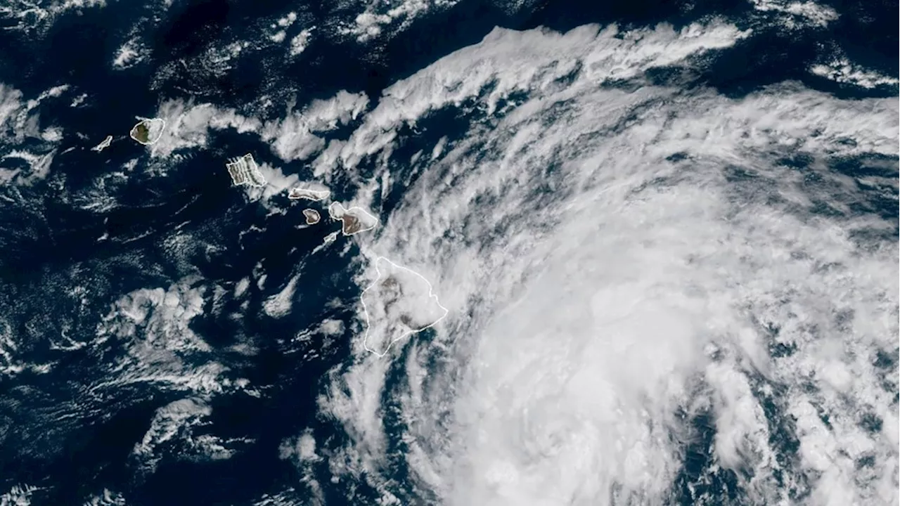 Tropical Storm Hone increases to Category 1 hurricane strength while approaching Hawaii