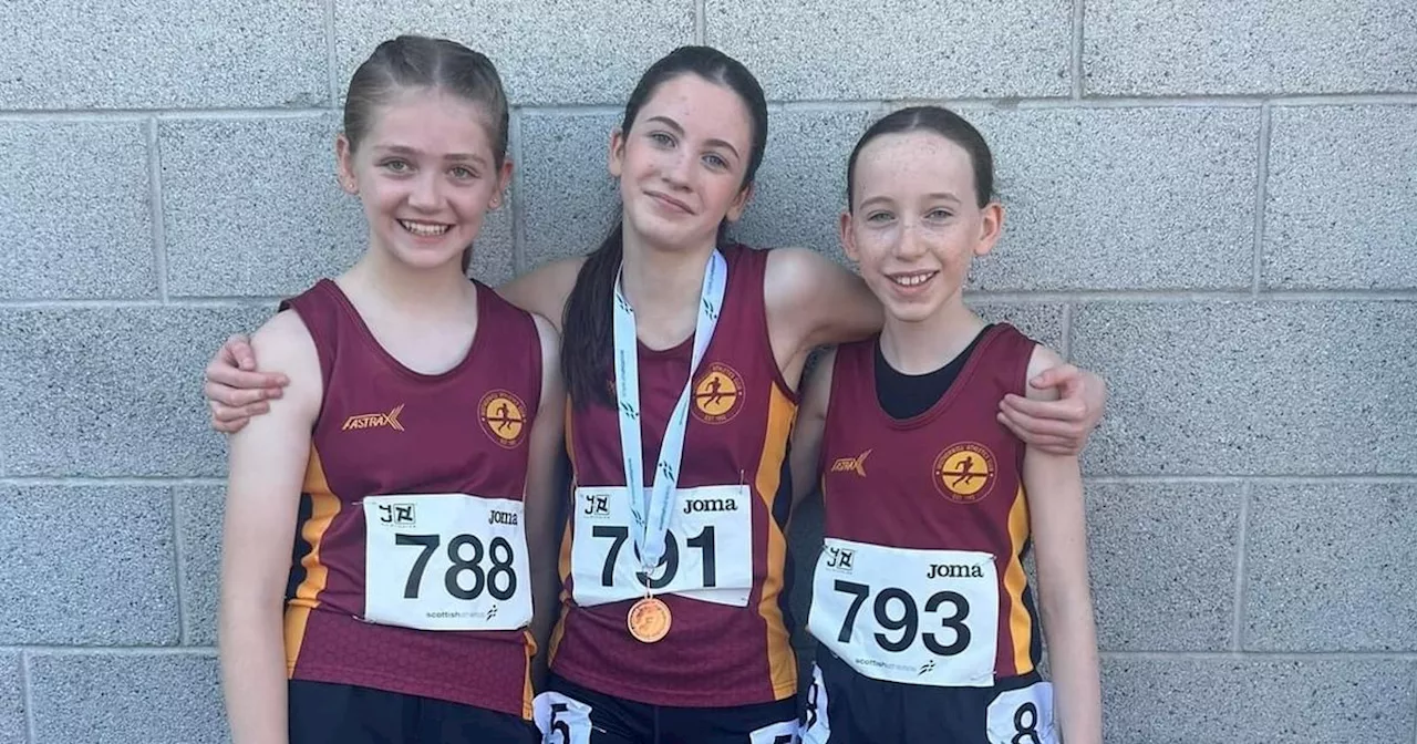 Motherwell AC kids are in the medals at Scottish Age Group Championships