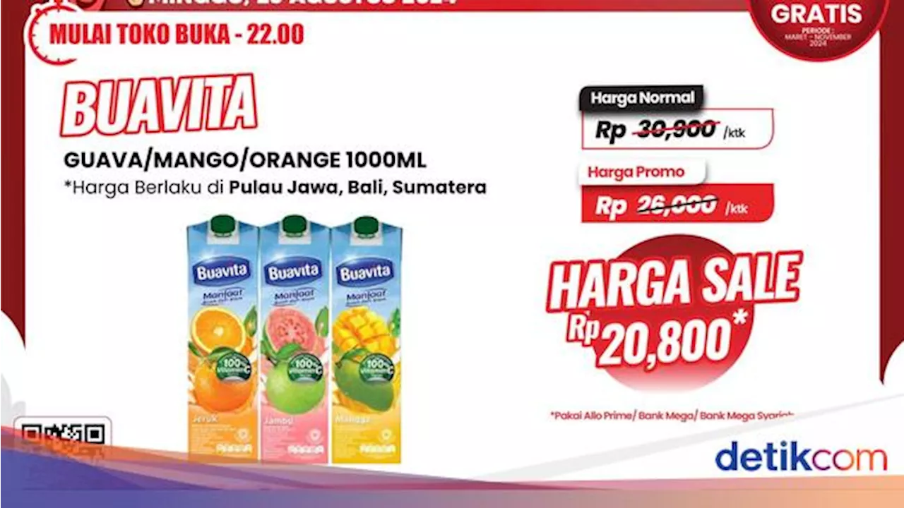 Beli Minuman Buah Segar di Transmart Full Day Sale, Dapat Diskon Gede Banget!