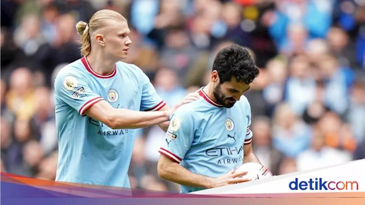 Erling Haaland Bahagia Main Bareng Guendogan Lagi