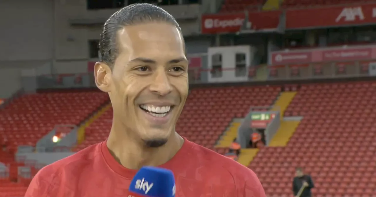 Virgil van Dijk offers cryptic response about Liverpool future