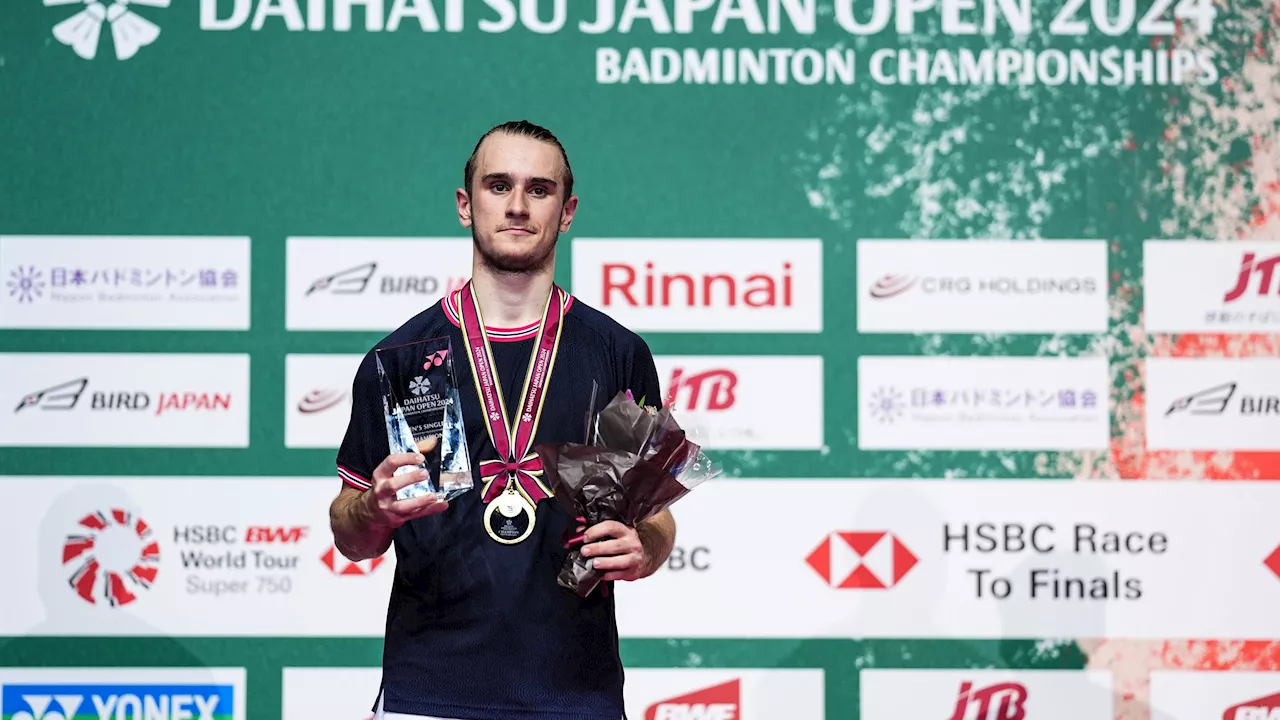  Alex Lanier remporte l'Open du Japon et devient le premier Français titré en Super 750