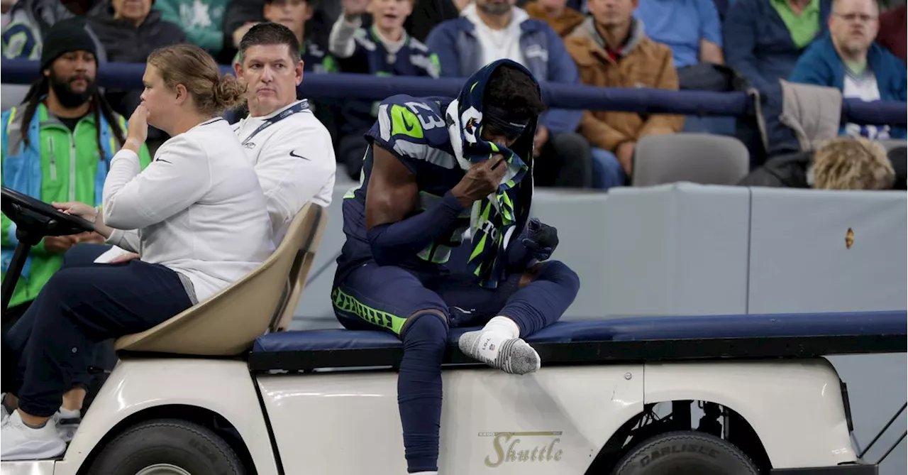 Seahawks injury news: Uchenna Nwosu injures knee, Artie Burns carted off