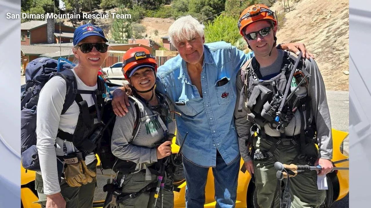 Search rescue team runs into Jay Leno during search for missing hiker