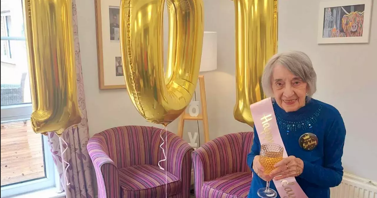 101-year-old Glasgow woman says secret to a long life is ‘whisky and red wine’