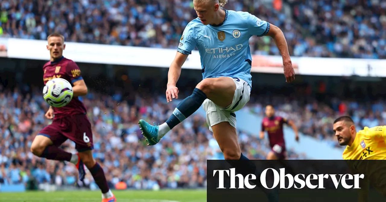 Erling Haaland’s hat-trick ensures Manchester City forget Ipswich scare