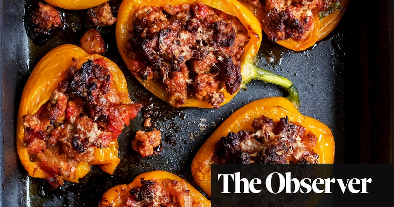 Nigel Slater’s recipes for pork and peppers, and potatoes, dill and mustard